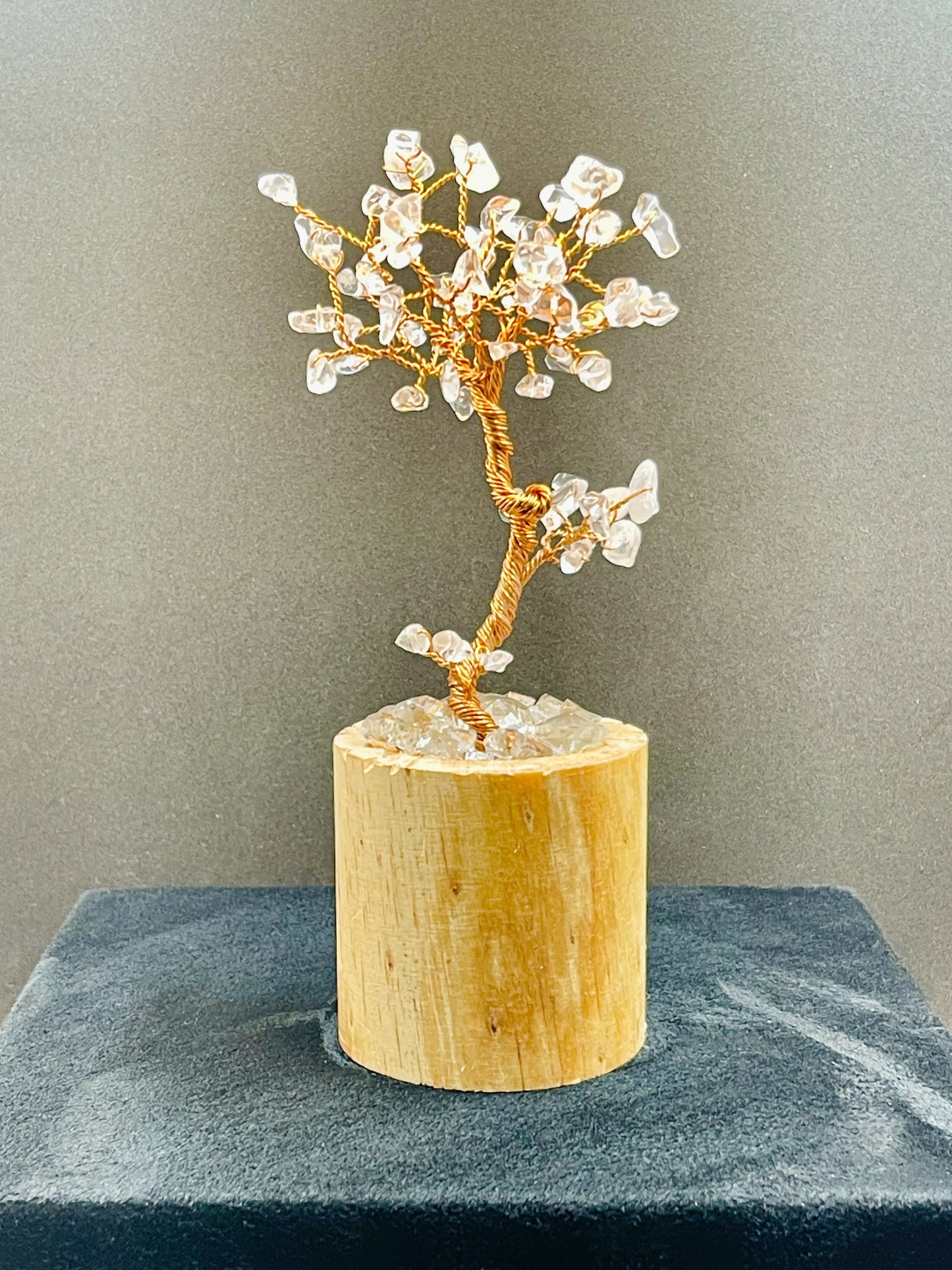 Arbre de vie bonsaï Cristal de Roche - AV-32 - Creations Natural Stone