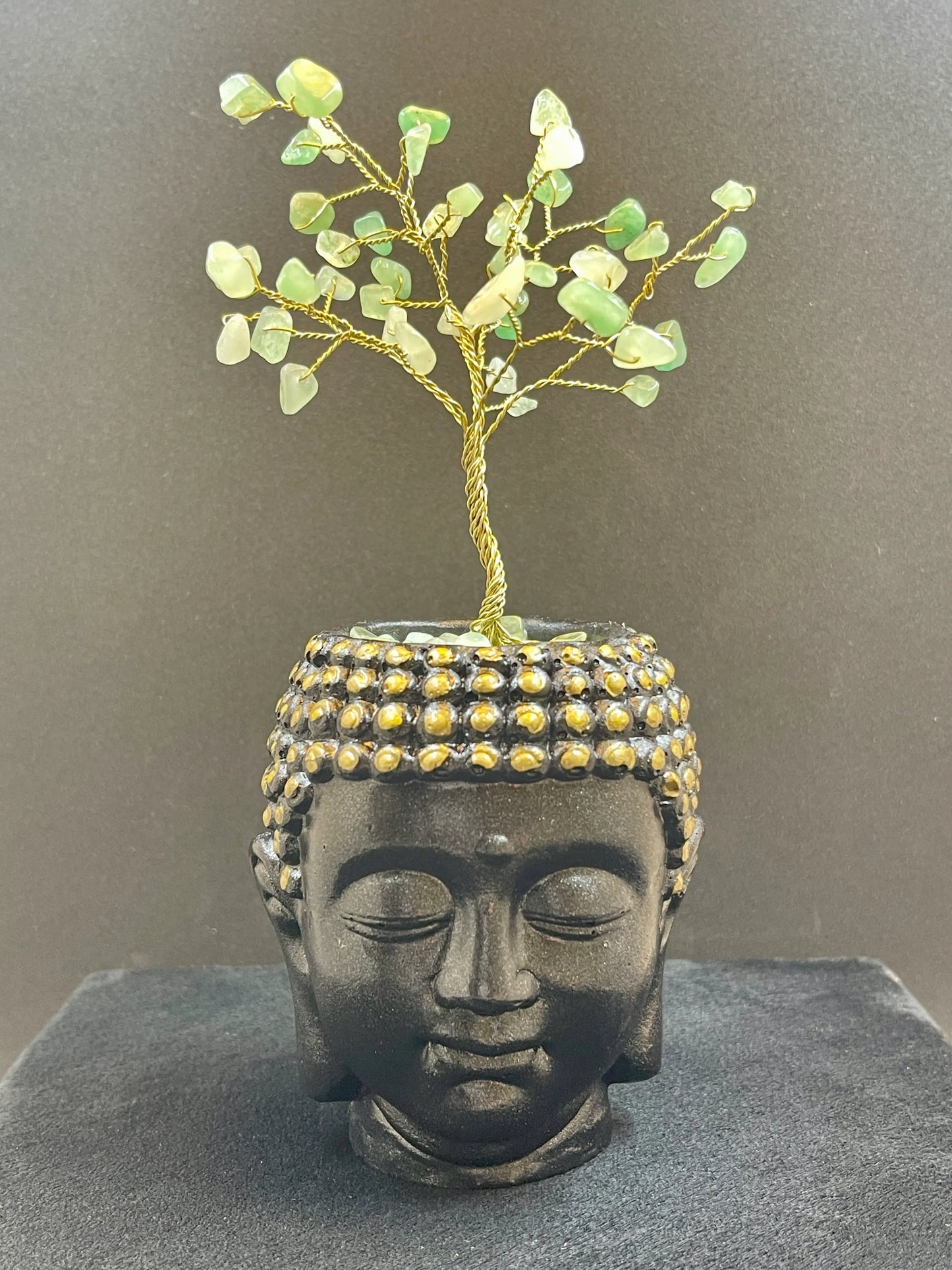 Arbre de vie bouddha Pierre Aventurine - AV-43 - Creations Natural Stone