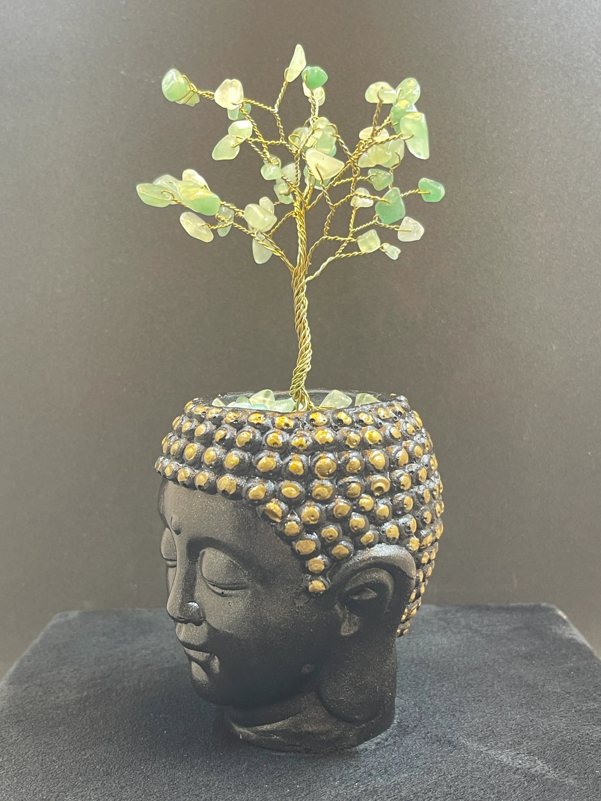 Arbre de vie bouddha Pierre Aventurine - AV-43 - Creations Natural Stone