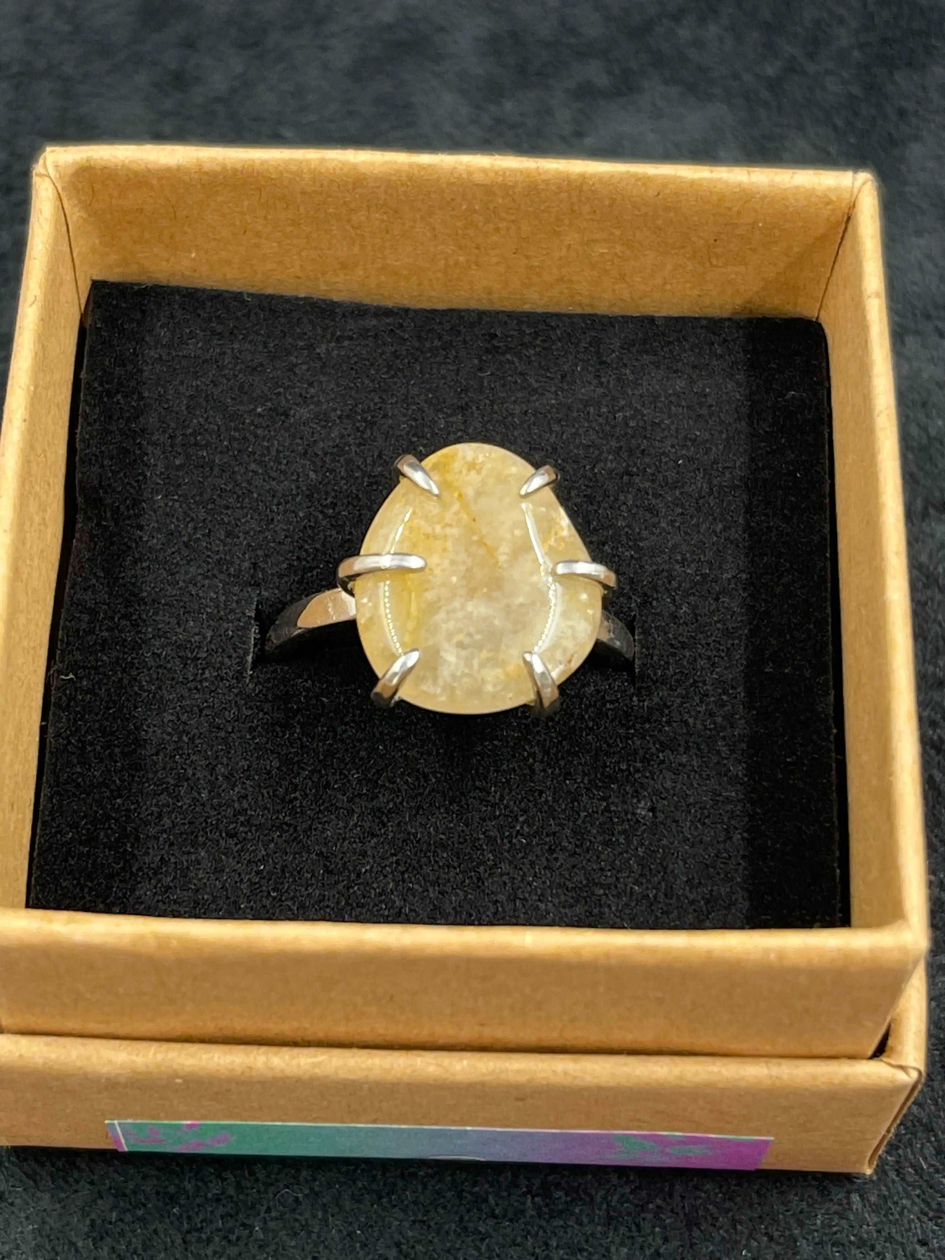 Bague Citrine - BA-48 - Creations Natural Stone