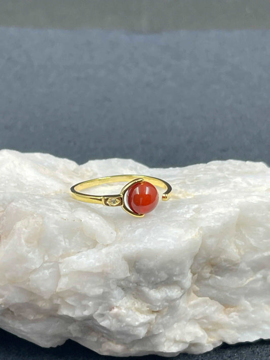 Bague Cornaline - BA-59 - Creations Natural Stone