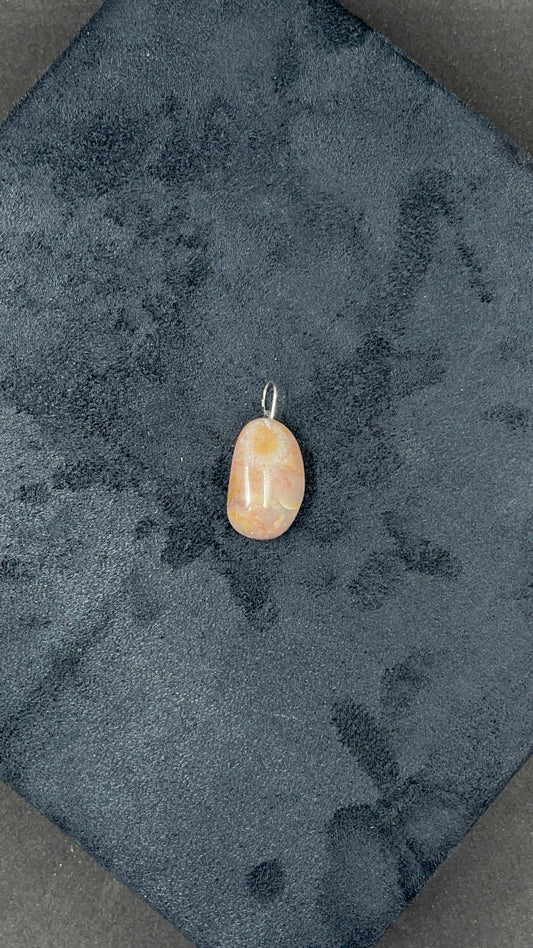 Pendentif pierre agate - PE-04 - Creations Natural Stone