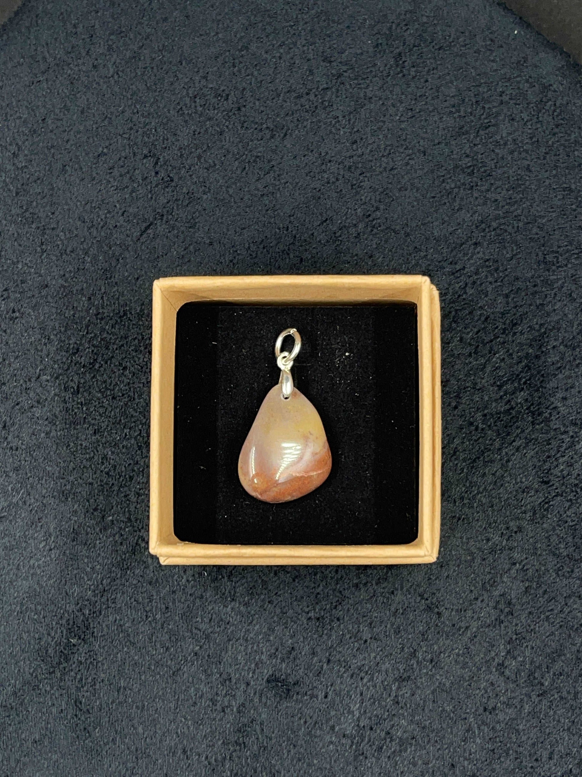 Pendentif pierre agate - PE-08 - Creations Natural Stone