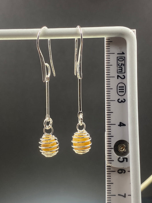 Boucles d’oreilles Citrine - Creations Natural Stone