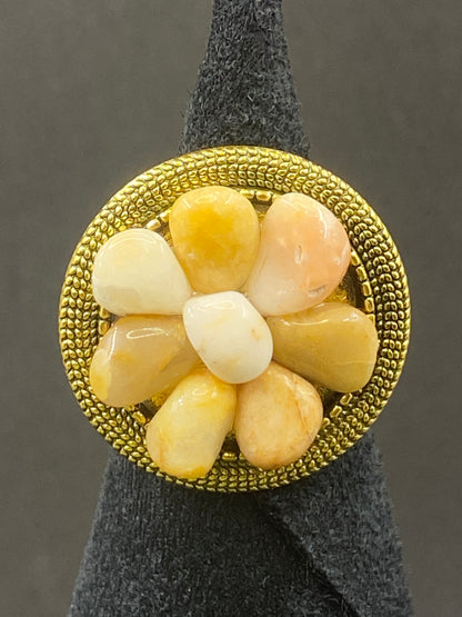 Bague Citrine - BA-25 - Creations Natural Stone