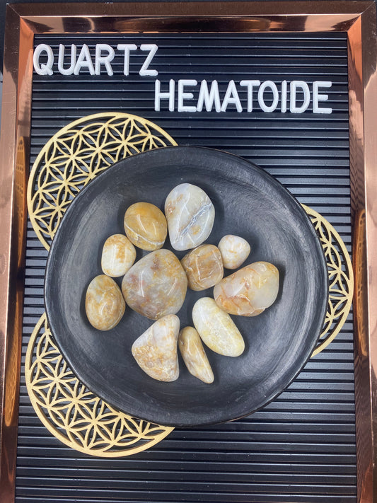 Pierre roulée Quartz hématoïde - Creations Natural Stone
