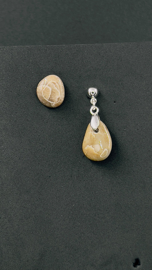 Boucles d’oreilles Agate - Creations Natural Stone